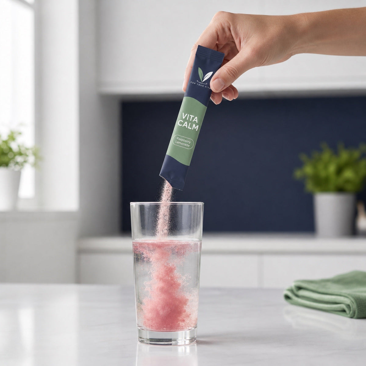 Vita Calm Calming Drink Mix – glass